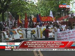 SONA - Walkout ng mga estudyante kontra budget cut