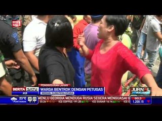 Penertiban Jalur Hijau Rel KA di Medan Area Ricuh