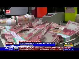 Polres Bekasi Tangkap 15 Tersangka Pembuat Uang Palsu