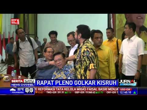 Rapat Pleno Golkar Berlangsung Ricuh