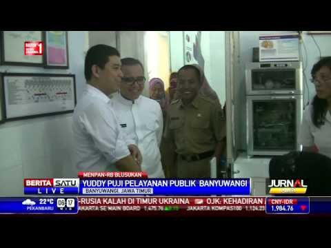 Menpan Sidak Sejumlah Kantor Pelayanan Publik di Banyuwangi