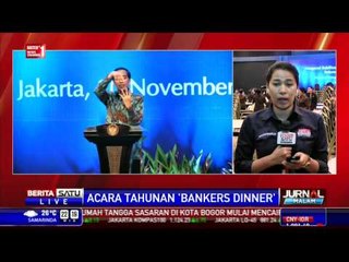 Presiden Jokowi Bicara di Depan Para Bankir Nasional
