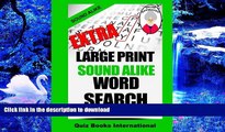 READ book Extra Large Print  Sound Alike Word Search Mike Edwards Pre Order