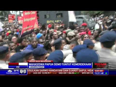 Aliansi Mahasiswa Papua Demo Tuntut Kemerdekaan