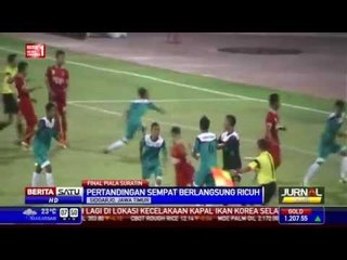 Final Sepakbola Piala Soeratin Ricuh