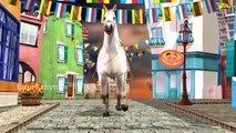 3d horse Finger Family Nursery Children 3d English Rhymes | Children learn about horse