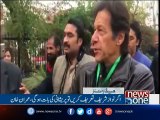 Imran Khan talks to media over Panama Leaks Case