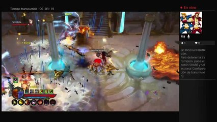 Diablo 3 ROS testeando stream desde el ps4