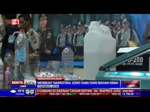 Polrestabes Surabaya Tangkap Wanita Pembuat Shabu Oplosan
