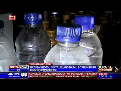 Polres Majalengka Gencar Razia Miras Jelang Tahun Baru