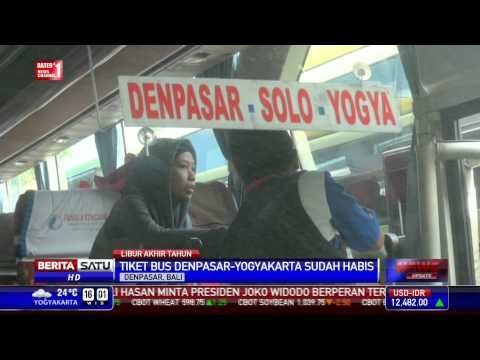 Libur Akhir Tahun, Tiket Bus Denpasar-Yogyakarta Habis Terjual