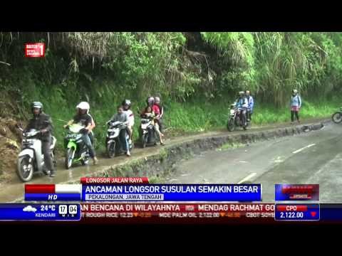 Longsor Terjadi di Sejumlah Titik Jalan Pekalongan-Banjarnegara