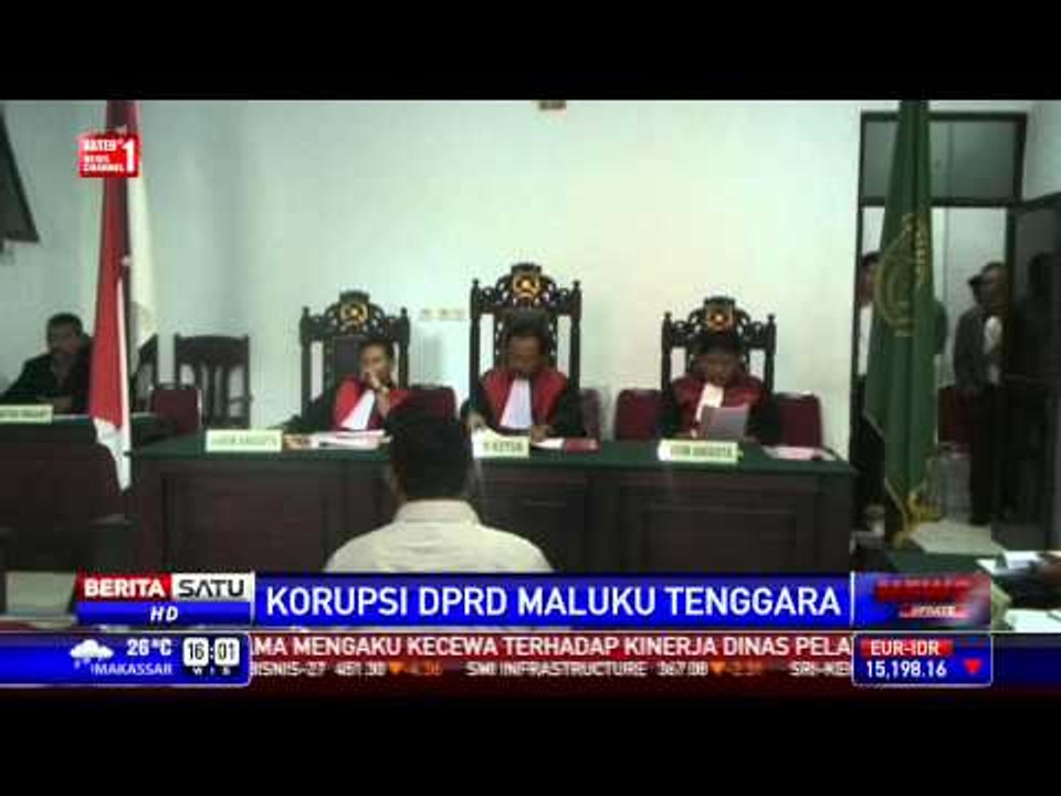 Wali Kota Tual dan Wakilnya Jalani Sidang Kasus Korupsi
