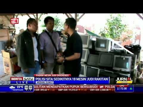 Polisi Gerebek Gudang Perakitan Mesin Judi Jackpot