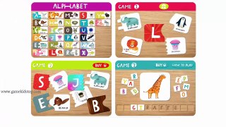 ABC animal puzzle - Animal alphabet A to Z Sound - Learn Letter Phonic - Play Alphabet game puzzle