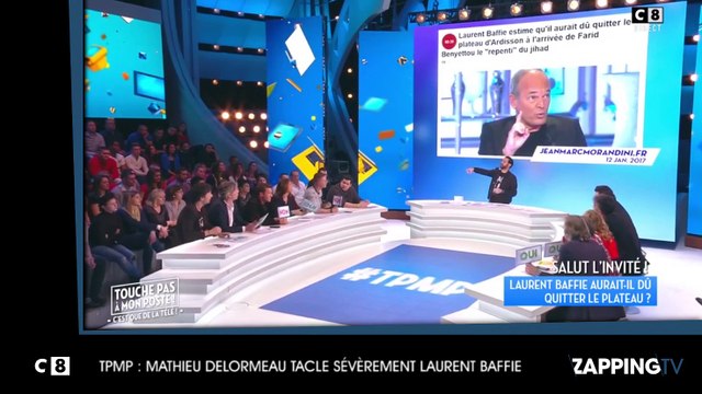 TPMP : Mathieu Delormeau tacle sévèrement Laurent Baffie (vidéo)