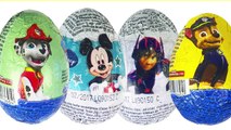 Patrulla Canina Huevos Kinder Sorpresa Marshall Chase Mickey Mouse Big Hero 6 Surprise Eggs
