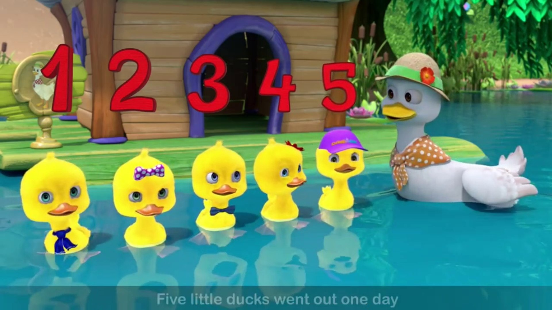 Five Little Ducks Went Out One Day - 3D Animation English Nursery Rhymes  For Children - Video Dailymotion