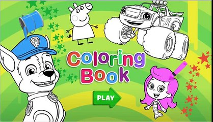 Nick Jr. Coloring Book - Halloween Edition with Paw Patrol and Friends - Coloring Pages for Kids
