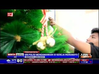 Persiapan Jelang Misa Natal di Gereja Indramayu