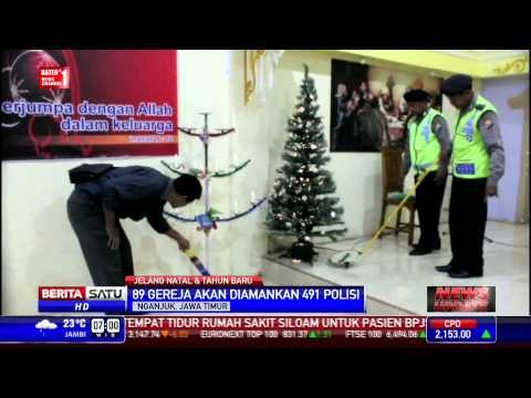 Polisi Sterilisasi Rumah Ibadah Jelang Natal dan Tahun Baru