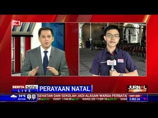 Persiapan Gereja Katedral Jelang Misa Natal