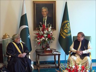H.E. Dr. Yahya Mahfoodh Salim Al-Manthri, President of State Council of Oman calls on PM Muhammad Nawaz Sharif