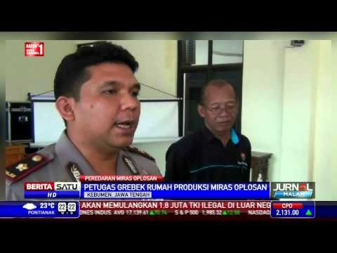 Polisi Kebumen Gerebek Lokasi Pembuat Miras Oplosan