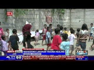 Mahasiswa Bandung Pulihkan Trauma Korban Puting Beliung