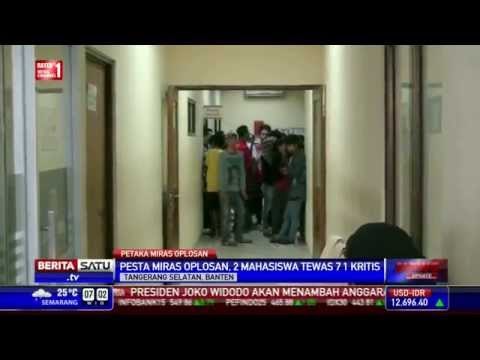 Dua Mahasiswa Tewas Usai Berpesta Miras Oplosan