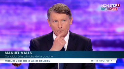 Primaire à gauche - le Débat : Manuel Valls tacle sévèrement Gilles Bouleau