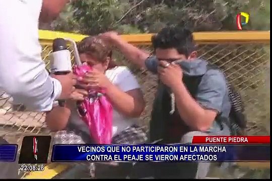 Puente Piedra: vecinos que no participaron de marcha también se vieron afectados