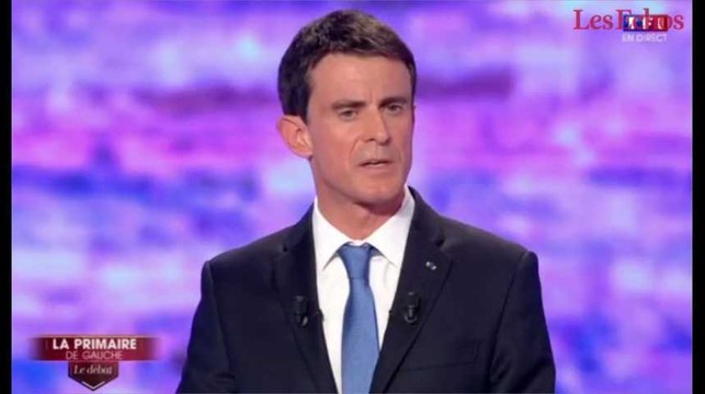 Débat de la primaire : Valls joue l'expérience, Montebourg insiste sur sa gauche