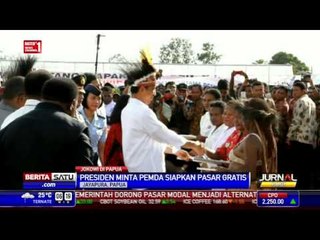 Download Video: Presiden Jokowi Bagikan Kios Gratis ke Pedagang Papua