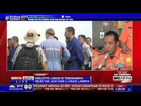 Jumpa Pers Basarnas Hari Kedelapan Pencarian AirAsia