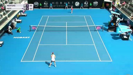 Hobart 2017 / SF / Elise Mertens v Jana Fett