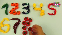 Learn To Count With Fruit And Vegetables   Numbers Counting to 10   Learn Numbers 1-10 For Toddlers