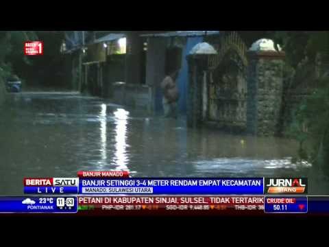 4 Kecamatan di Manado Terendam Banjir