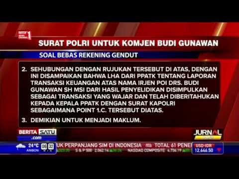 Beredar Surat Polri untuk Budi Gunawan Terkait Rekening Gendut