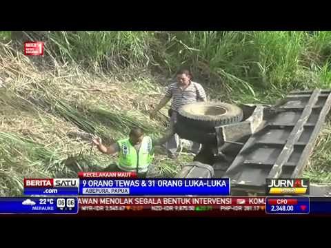 Truk Terbalik, 9 Warga Papua Tewas