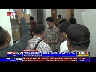 Polrestabes Bandung Geledah Rumah Pembuat Kosmetik Ilegal