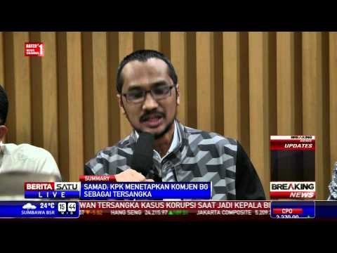 Konferensi Pers KPK Tetapkan Calon Kapolri Budi Gunawan Tersangka