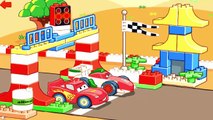 Learn Colors Cartoon Lego Disney Cars Games   Lightning McQueen VS Francesco Bernoulli Final Race!