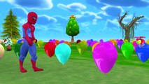 Little SpiderBoy Popping Numbers Balloons   Number Song   Learn 123   SpiderBoy Kids Learning Videos