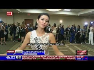 Kontestan Miss Universe Asal Indonesia Gunakan Gaun ala X-Men