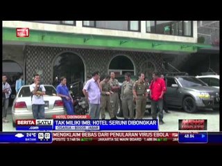 Tak Kantongi IMB, Hotel Seruni di Puncak Dibongkar