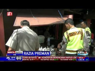 Polisi Garuk Preman Pasar Tanah Abang dan Terminan Senen