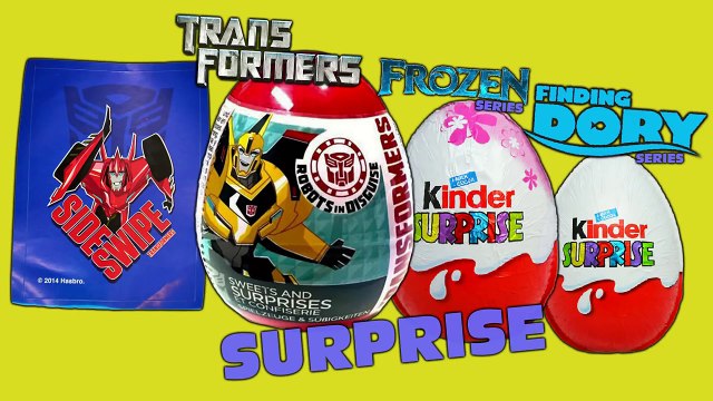 Surprise Eggs Unboxing !! Transformers Egg, Kinder Surprise !! Disney Pixar Finding Dory Frozen !!