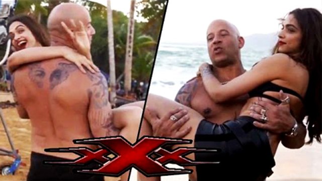 Deepika Padukone Vin Diesel ROMANTIC MOMENTS xXx Return Of Xander Cage India Premiere