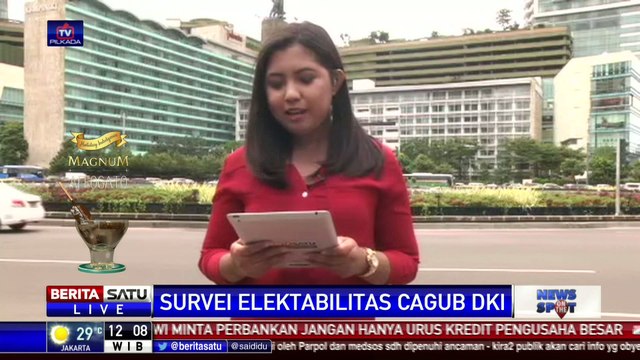 Survei Elektabilitas Cagub dan Cawagub DKI Jakarta Selama Kampanye